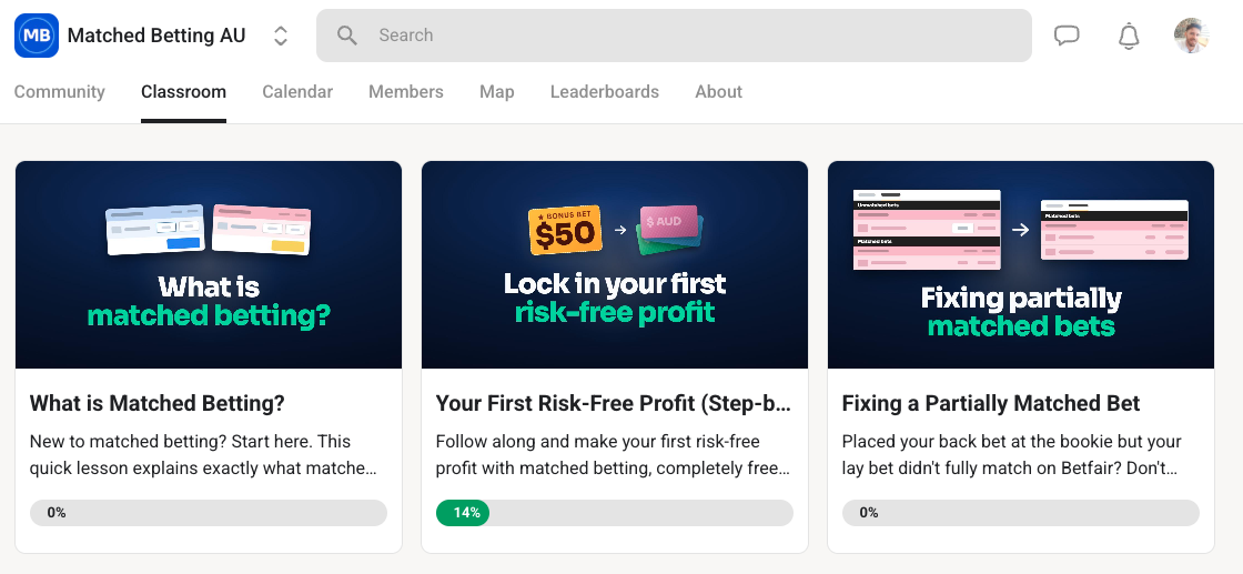 The Matched Betting AU community on Skool