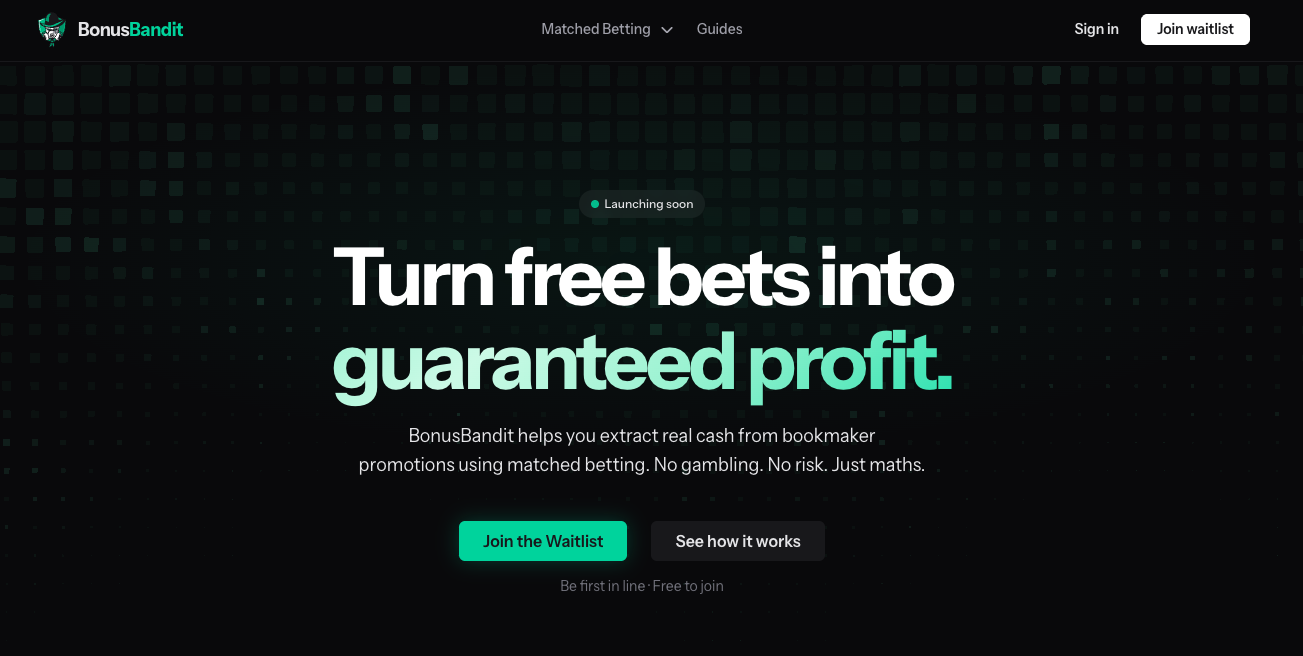 BonusBandit goes live