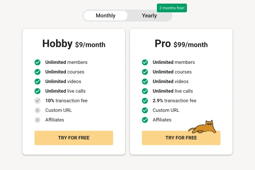 Skool Pricing 2026: Hobby vs Pro Plan Compared
