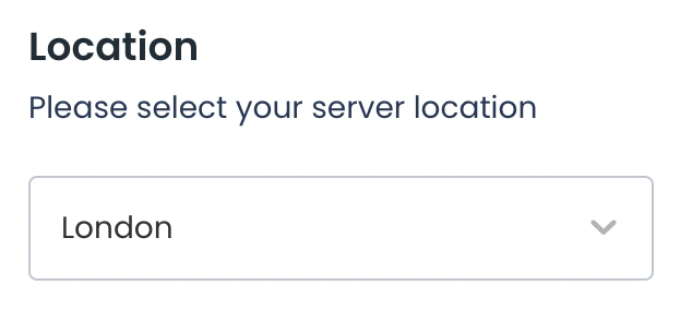 Selecting server location in Cloudways