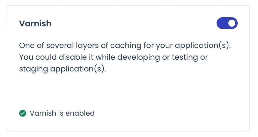 Deactivating Varnish caching in Cloudways