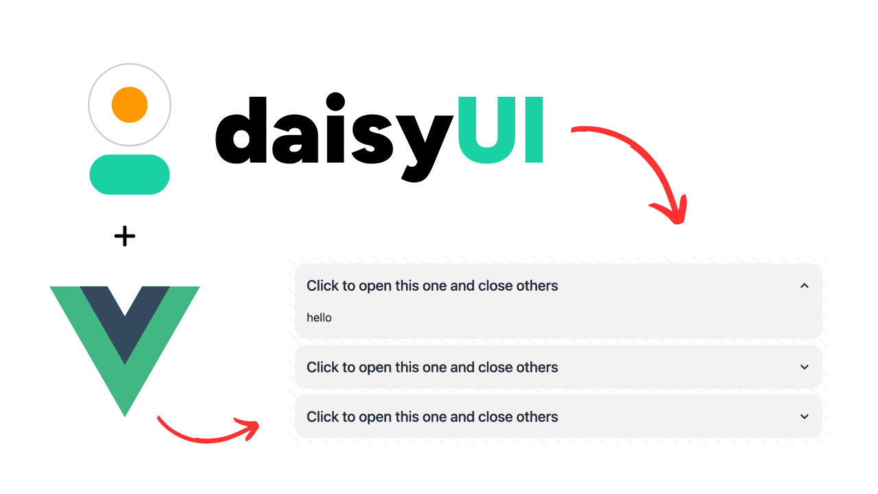 daisyUI Accordion Component for Vue.js