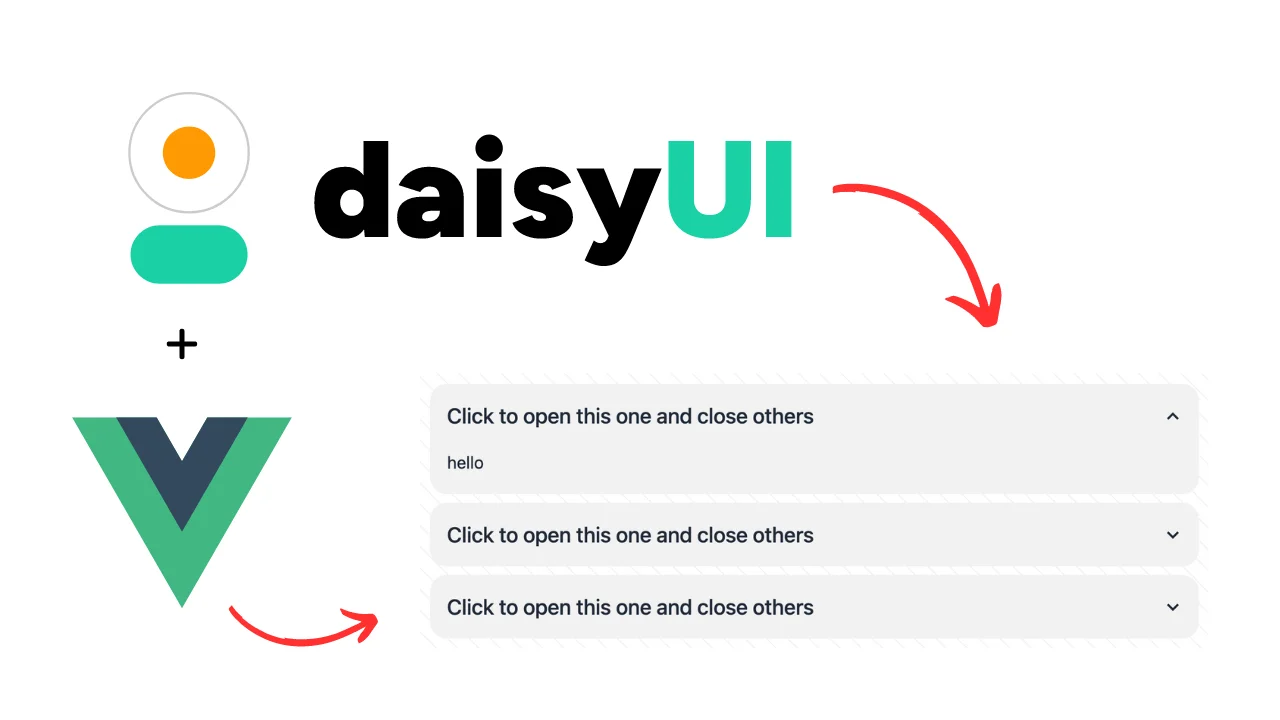 daisyUI Accordion Component for Vue.js
