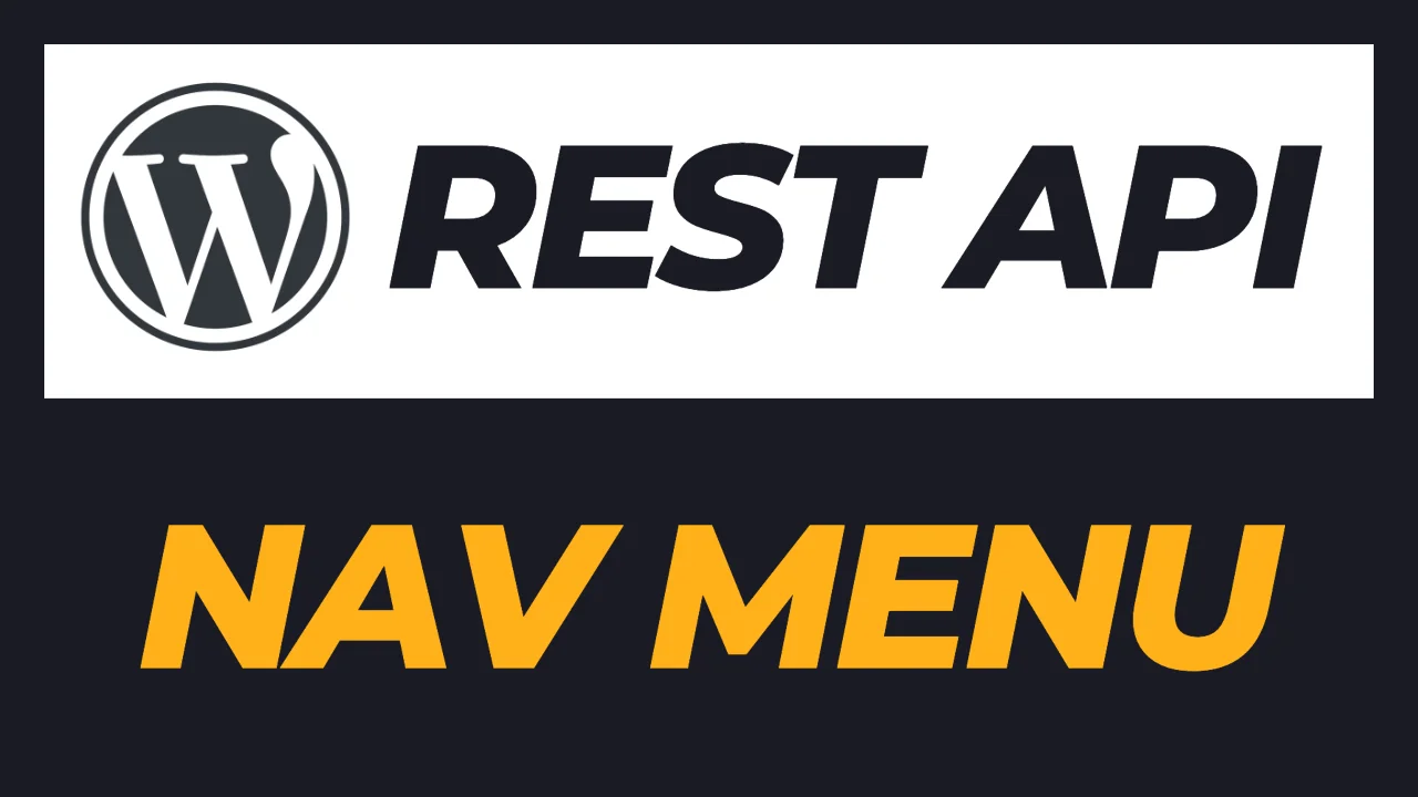 WordPress API Nav Menu